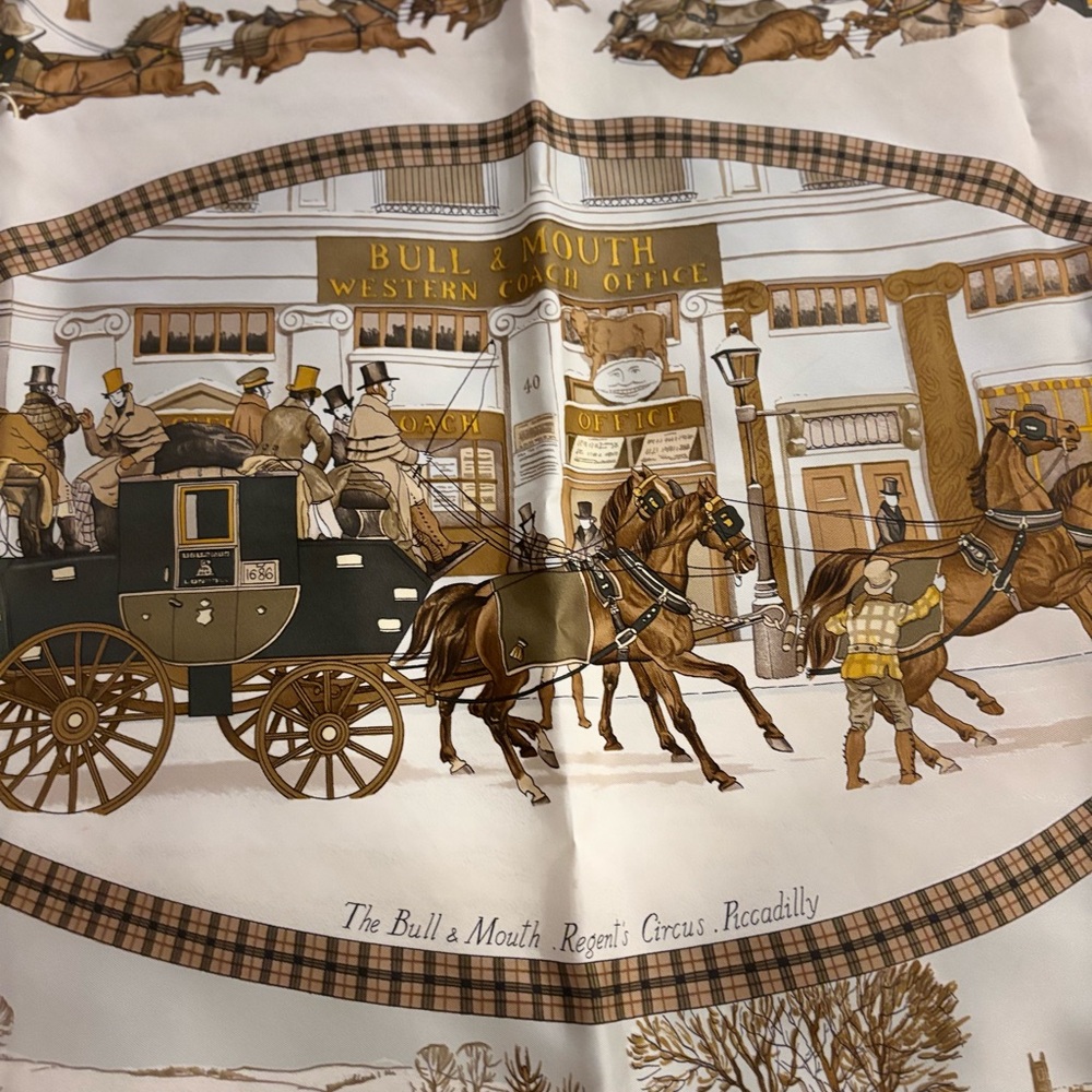 Hermes Authentic Silk Scarf - Picture 12 of 16